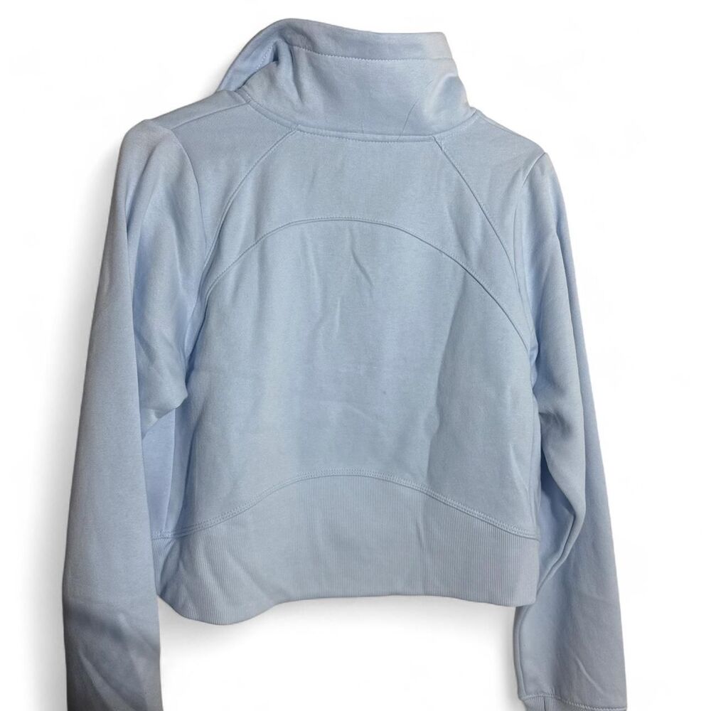 NEW All in motion blue quarter zip sweatshirt Size small Soft Cozy Athleisure - Picture 7 of 8